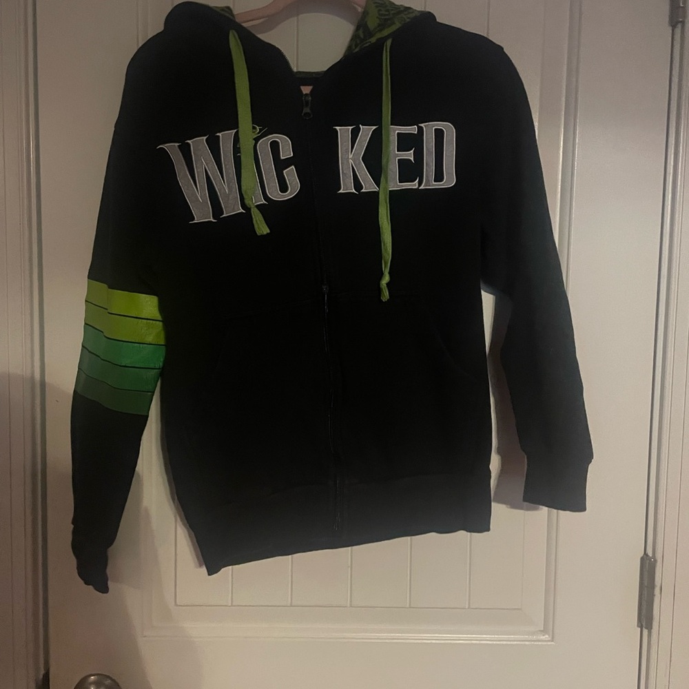 Kids Black and Green Hoodie